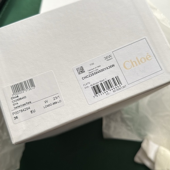 nib Chloé “Kayla” Woven Flat Loafers in Multi-Color Crochet – EU 36 / US 6 - Picture 8 of 9